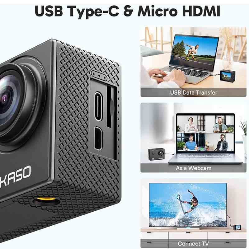 دوربین اکشن 4K مدل EK7000 برند AKASO — تصویر ۸