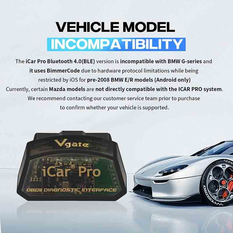 دستگاه دیاگ خودرو مدل iCar Pro BLE 4.0 برند Vgate — تصویر ۶