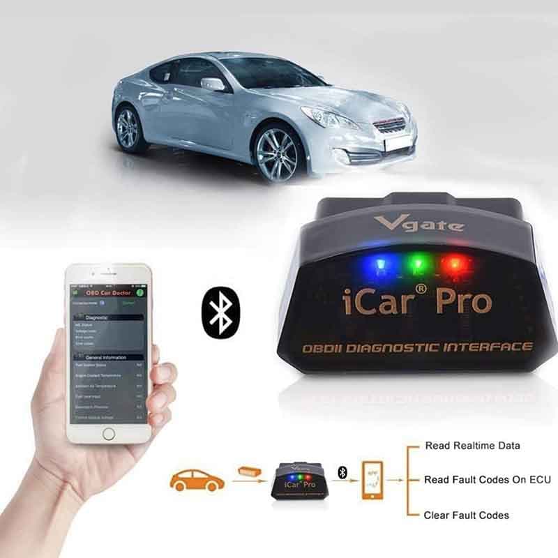 دستگاه دیاگ خودرو مدل iCar Pro BLE 4.0 برند Vgate — تصویر ۳