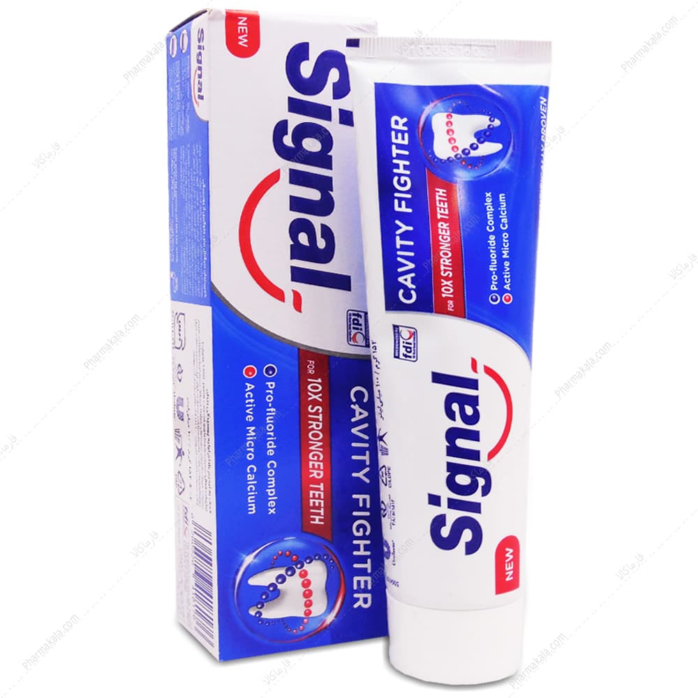 خمیر دندان ضد پوسیدگی CAVITY FIGHTER سیگنال 100ml