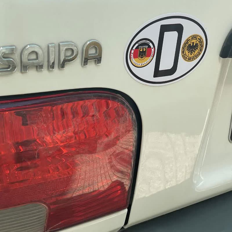 برچسب خودرو طرح D کد 9014 — تصویر ۲