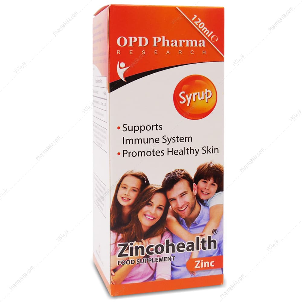 شربت زینکوهلث او پی دی فارما 120ml