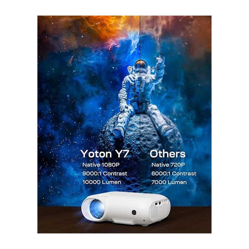 مینی پروژکتور مدل ‎Y7 برند YOTON — تصویر ۵