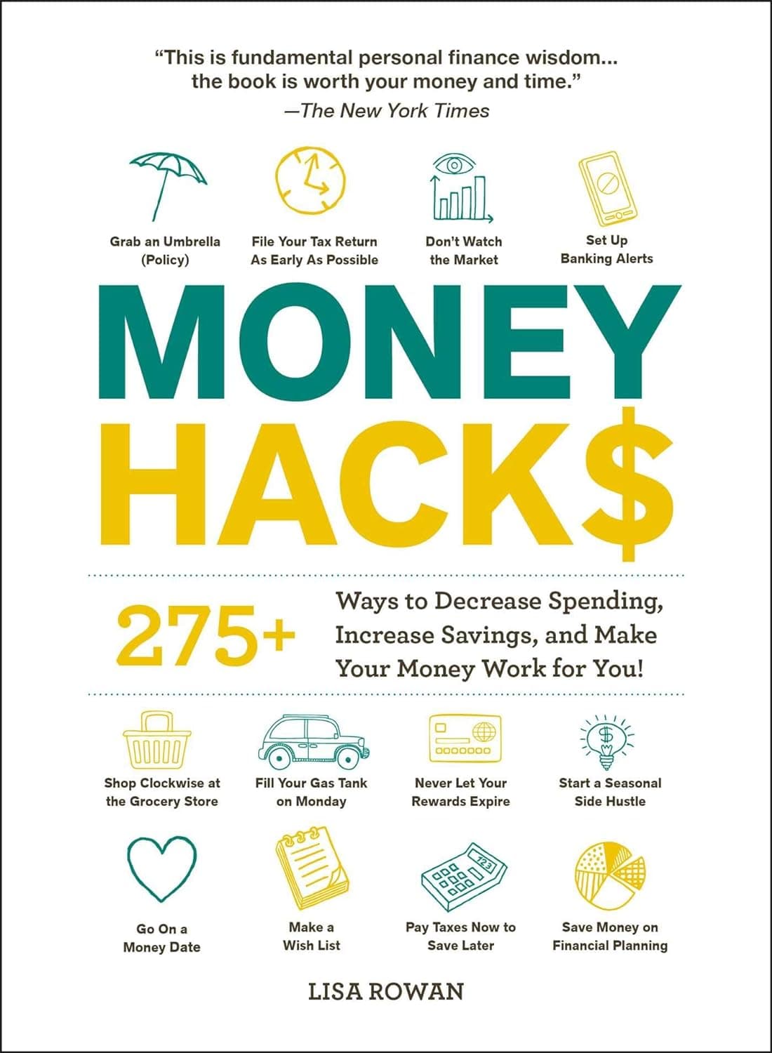 کتاب !Money Hacks: 275+ Ways to Decrease Spending, Increase Savings, and Make Your Money Work for You (زبان اصلی)