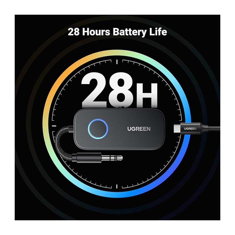 فرستنده و گیرنده بلوتوثی صدا یوگرین نسخه بلوتوثی 5.2 مدل CM672 برند UGREEN — تصویر ۷
