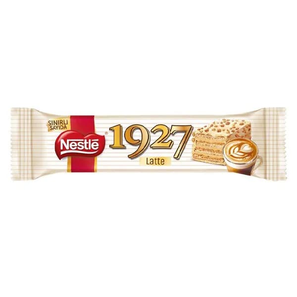 ويفر نستله 1927 با طعم لاته حجم 30 گرم