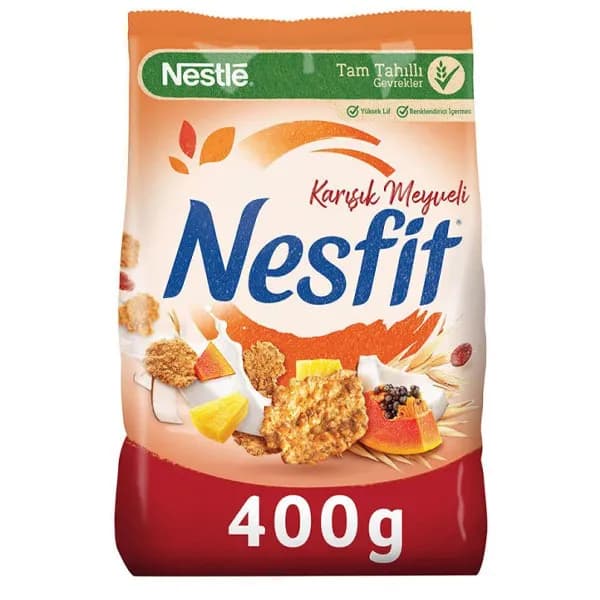 کورن فلکس نستله نسفيت يولاف با طعم ميوه ای حجم 400 گرم