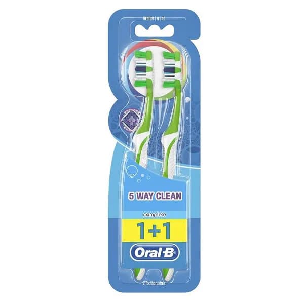 مسواک اورال بی کامپلت جفتی 5 WAY CLEAN