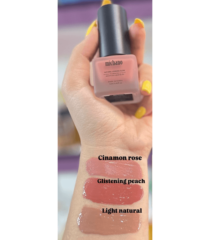 رژ گونه مایع CINNAMON ROSE میچانو — تصویر ۲