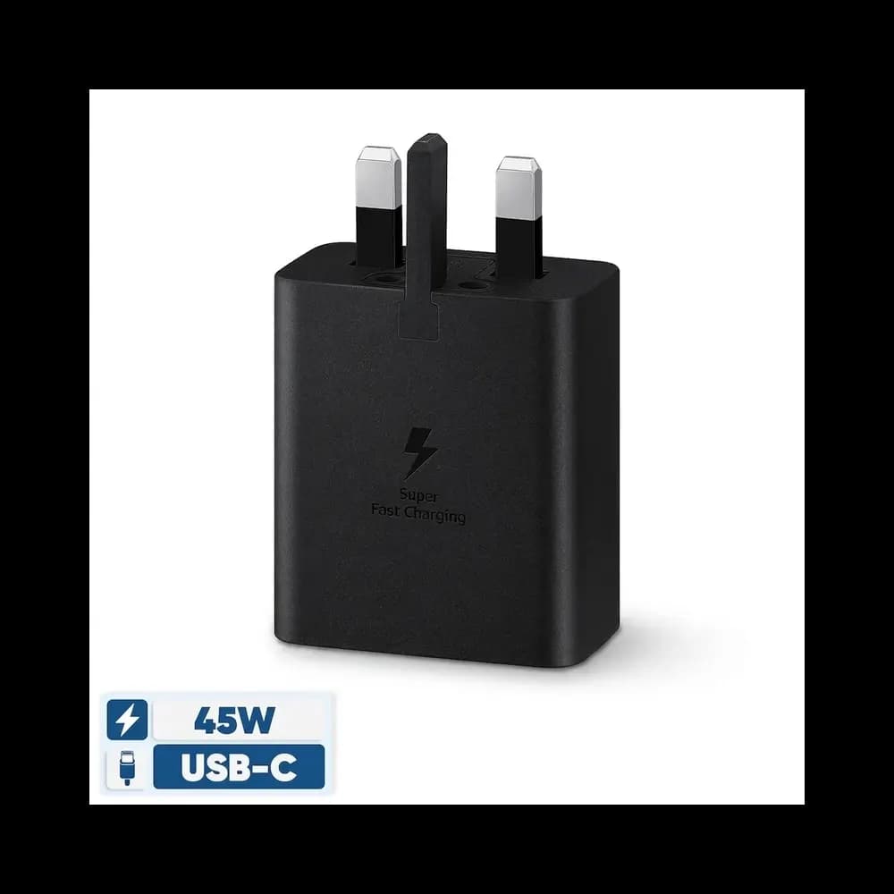شارژر دیواری 45 وات سامسونگ مدل EP-T4511XBEGGB سه پین صد اورجینال — تصویر ۳