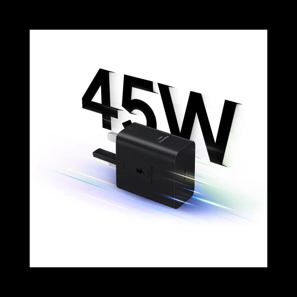 شارژر دیواری 45 وات سامسونگ مدل EP-T4511XBEGGB سه پین صد اورجینال — تصویر ۷