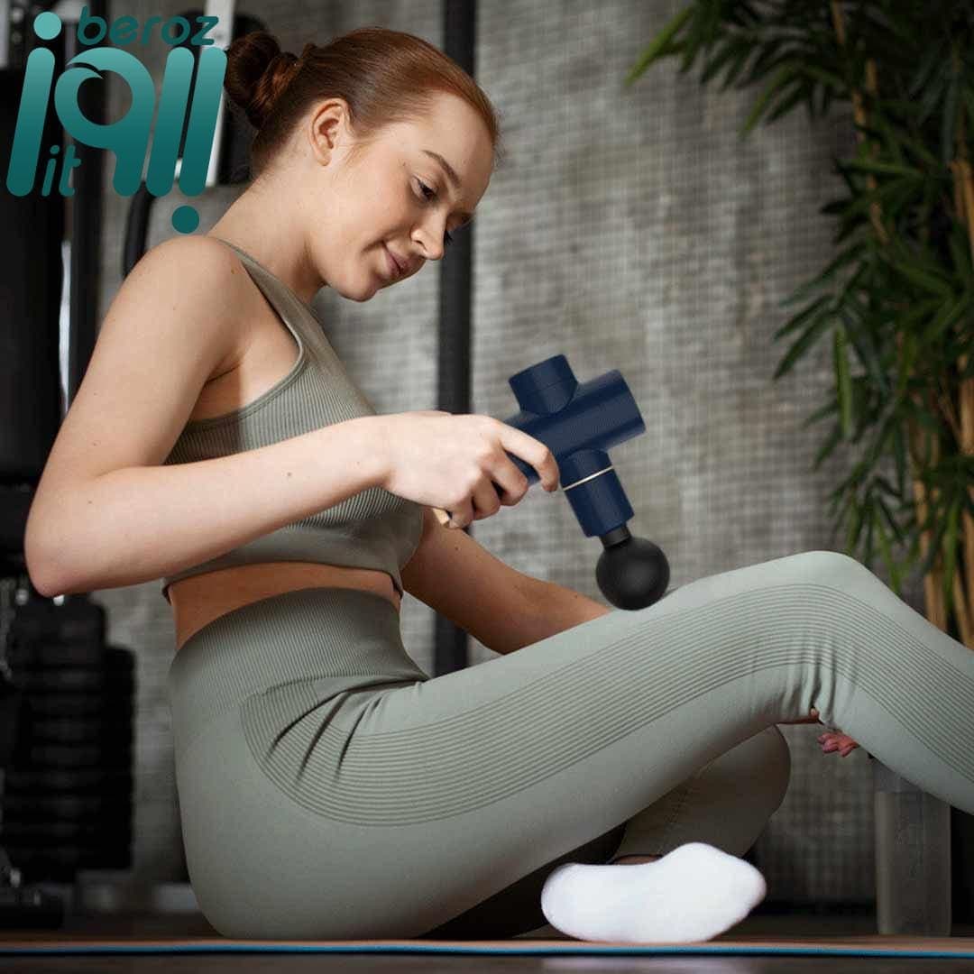 ماساژور تفنگی گرین لاین Green Lion contento massage gun — تصویر ۶