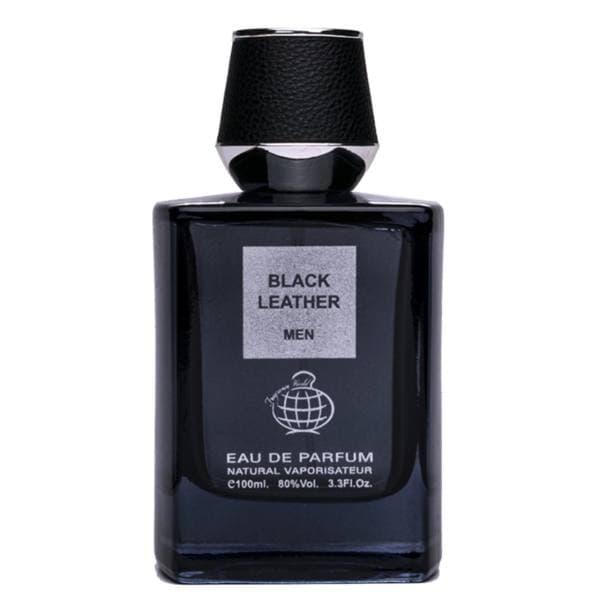 ادو پرفیوم مردانه Fragrance World Black Leather حجم 100 میلی لیتر