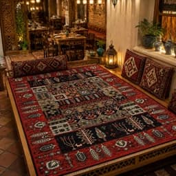 گلیم ماشینی لاکی جزیره مدل 951 — تصویر ۲