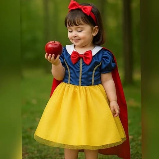 لباس سفیدبرفی مزون کودک آیلین استایل