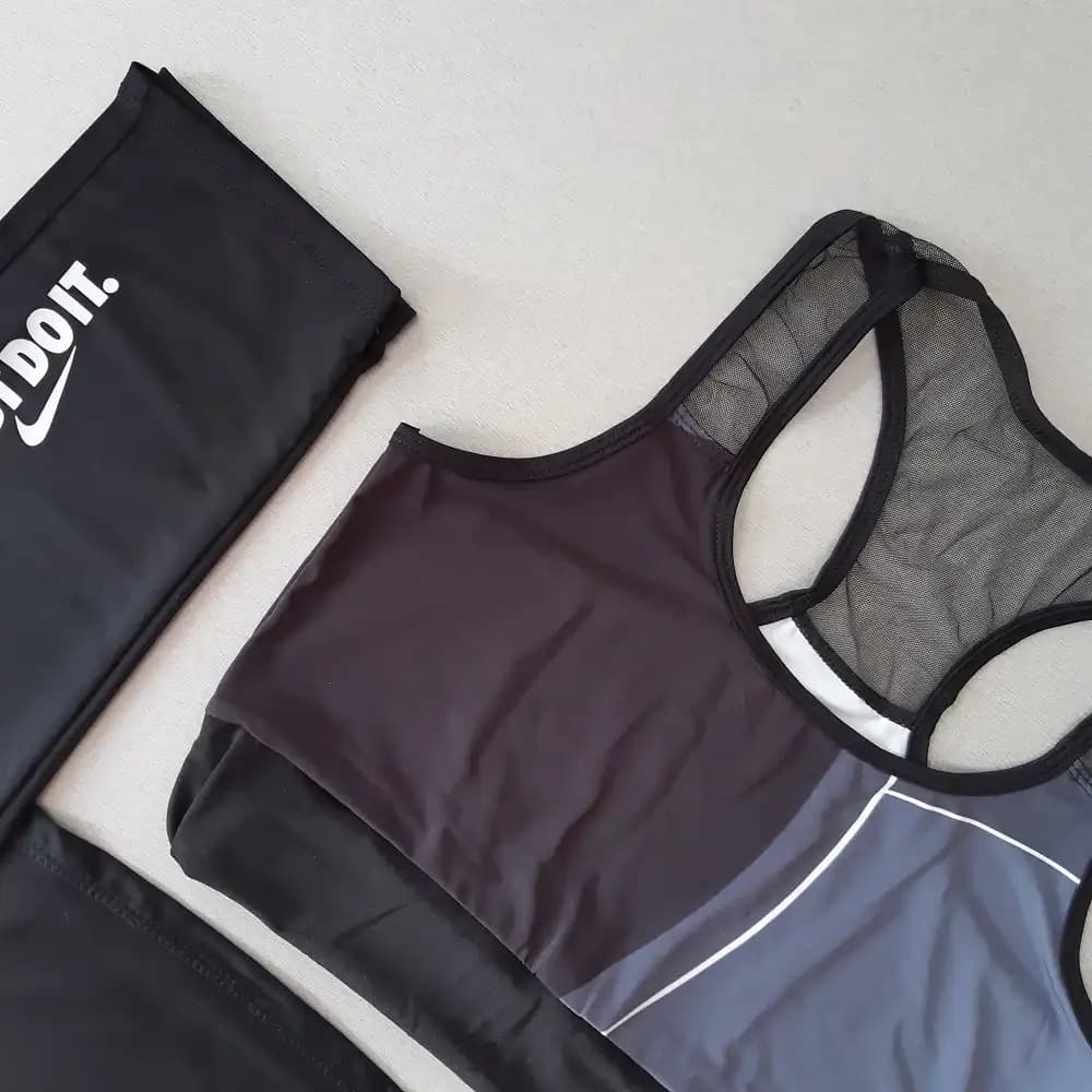 ست نیم تنه و لگ ورزشی زنانه JUST DO IT — تصویر ۲