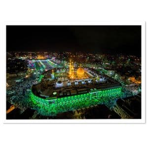 تابلو بکلیت طرح بین الحرمین کربلا مدل W-S6402