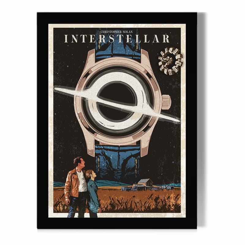 تابلو مدل دیواری طرح فیلم میان ستاره ای | Interstellar کد FD151 — تصویر ۲