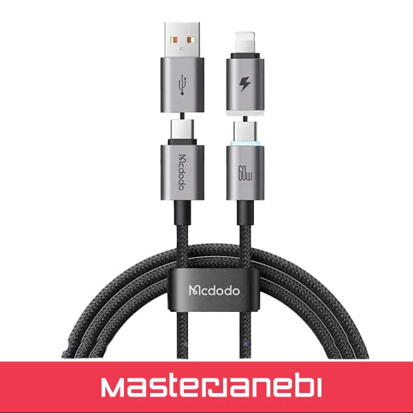 کابل چهار سر 60 وات مک دودو Mcdodo Cab Nexus MagTidi Cable CA-6560