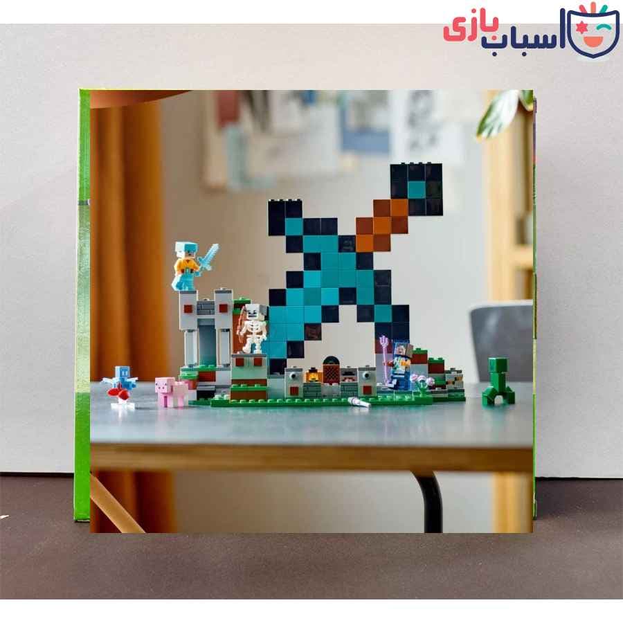 لگو ماینکرافت مدل شمشیر 31244 — تصویر ۳