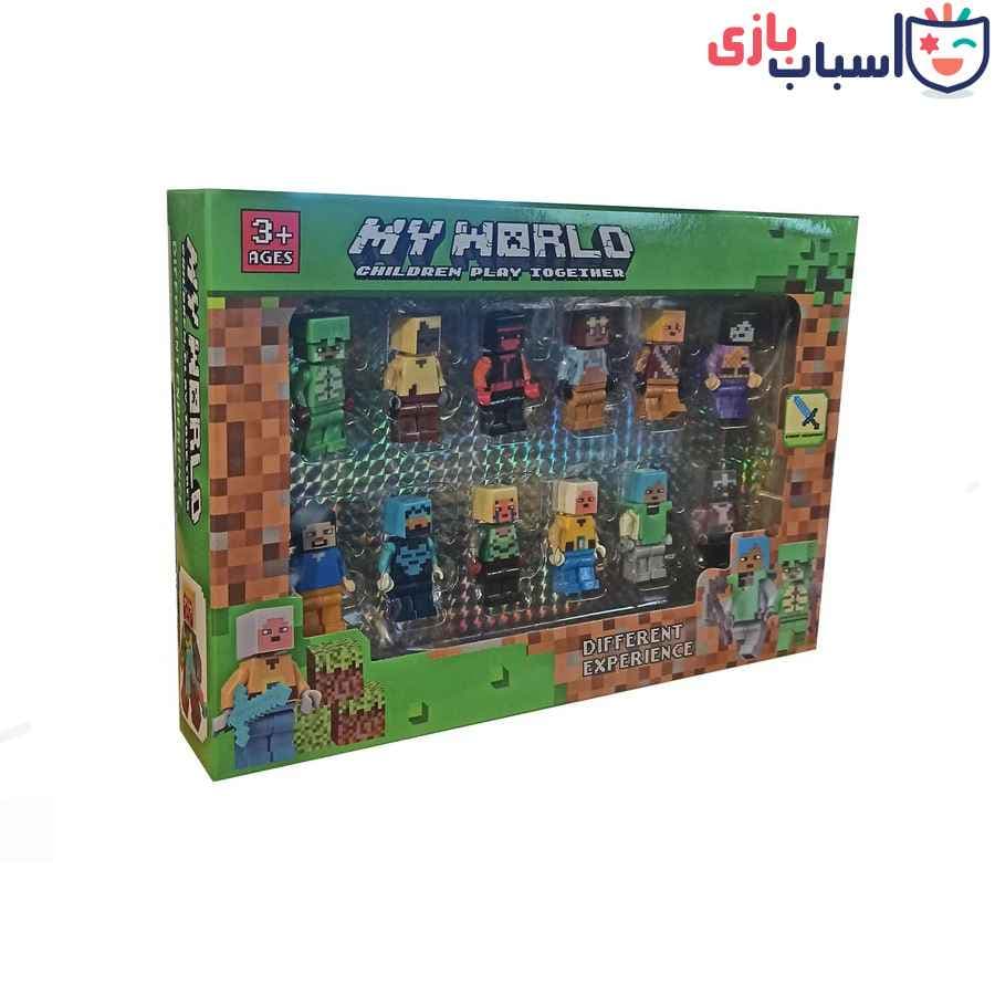 مینی فیگور 12تایی ماینکرافت 33100 — تصویر ۶