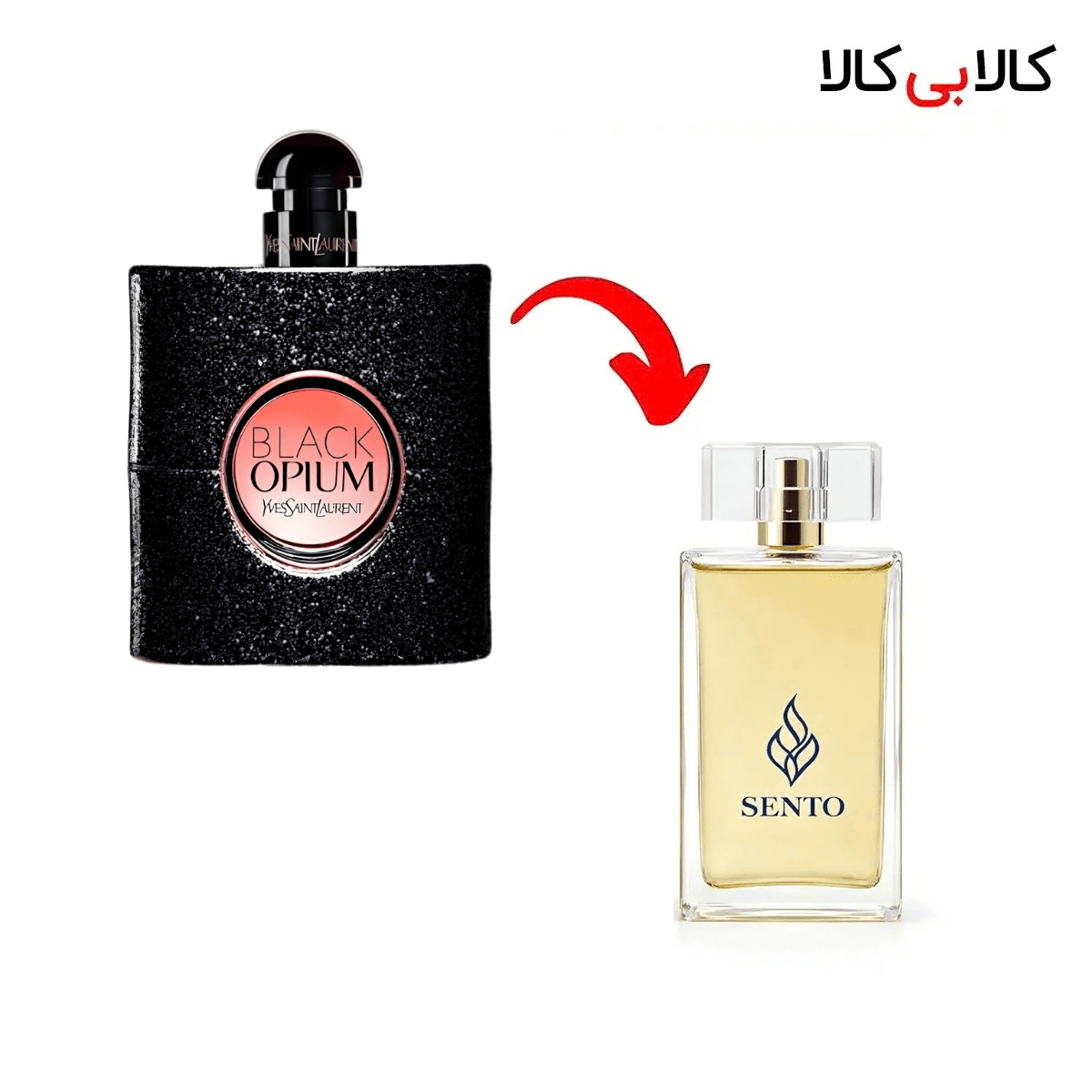 عطر سنتو مدل بلک اوپیوم زنانه حجم 100 میلی لیتر