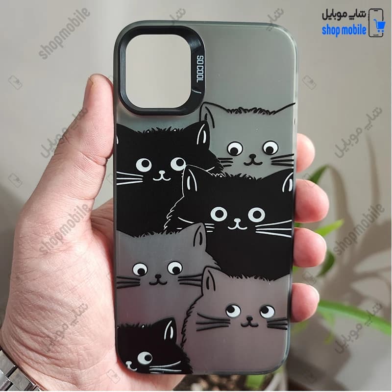 قاب گوشی آیفون 13 / آیفون 14 (کاور فانتزی So Cool طرح گربه های خپل)