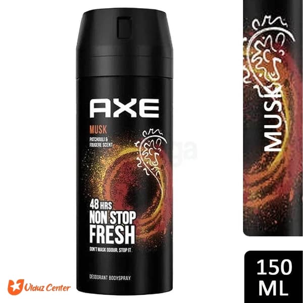 اسپری بدن AXE مدل Musk حجم 150 میل