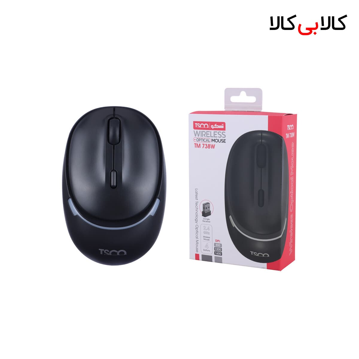 موس بی سیم تسکو TM 738W — تصویر ۳
