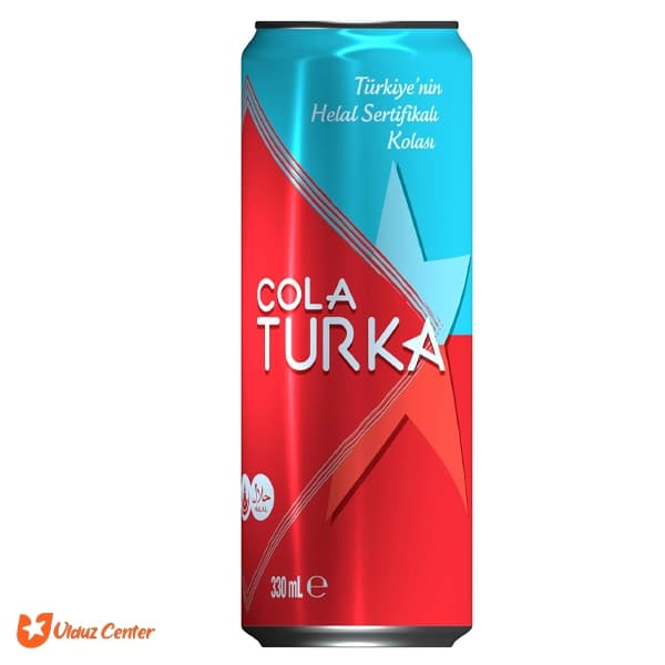 نوشابه فلزی Cola Turka حجم 330 میل