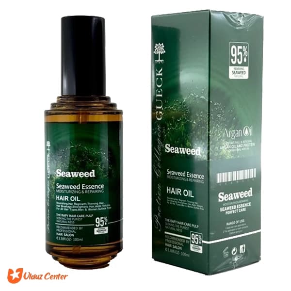 روغن مو جلبک دریایی فری سولفات گوک حاوی پروتئین کلاژن 100 میل