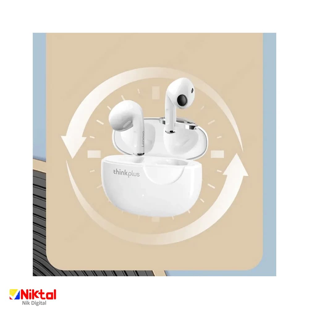 ایرپاد لنوو مدل LP17 (اورجینال) کیفیت صدای Hi-Fi، با فناوری حذف نویز ENC — تصویر ۵