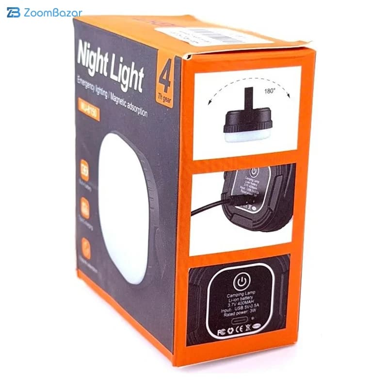 مینی چراغ چند حالته Night Light مخصوص کمپ مدل WJ-8150 — تصویر ۵