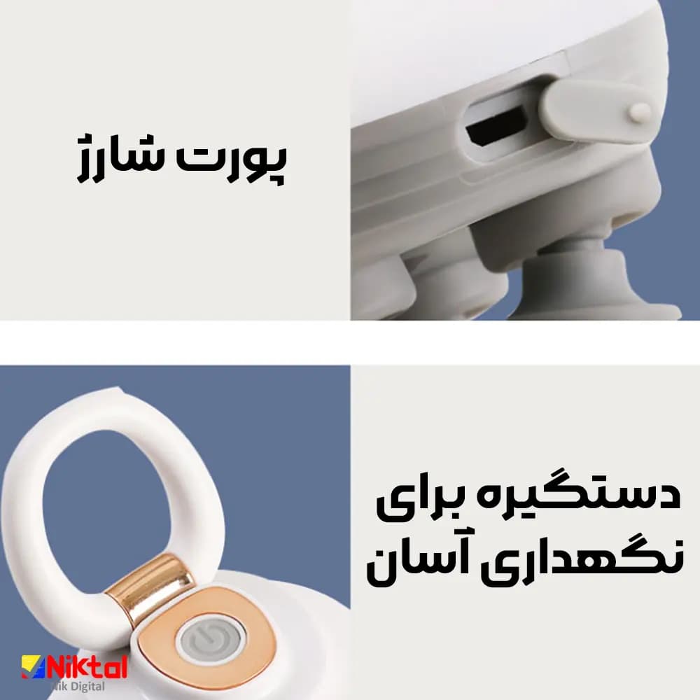 ماساژور سر آیجویر 8860 با طراحی ارگونومیک | خونرسانی و تحریک کف سر، کمک به رشد مجدد مو و جلوگیری از ریزش مو — تصویر ۶