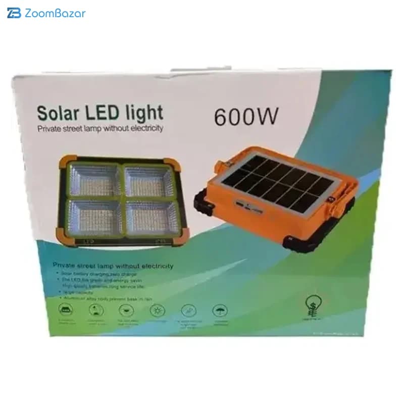 پرژکتور خورشیدی 600 وات solar led light — تصویر ۲