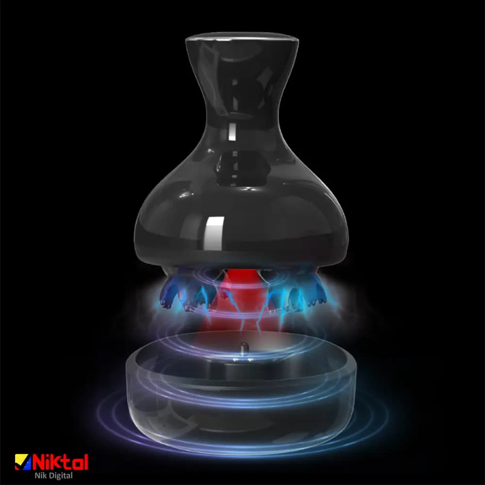 ماساژور سر آیجویر ST-704 | با طراحی ضدآب | دارای نور مادون قرمز برای بهبود گردش خون — تصویر ۵