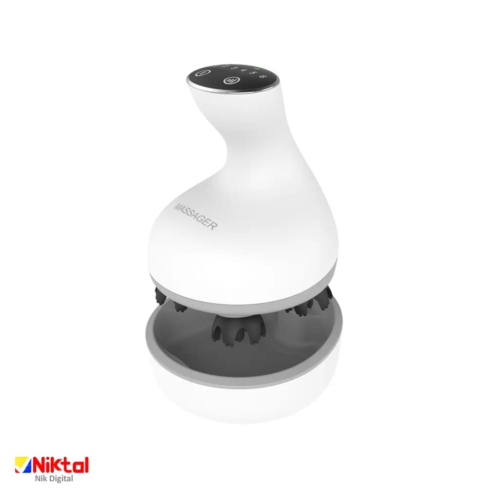 ماساژور سر آیجویر ST-704 | با طراحی ضدآب | دارای نور مادون قرمز برای بهبود گردش خون
