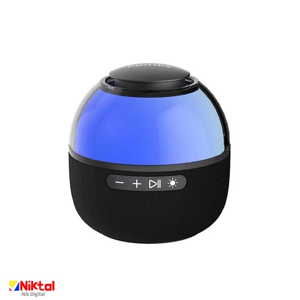 اسپیکر بلوتوث فیلیپس مدل TAS2009 | دارای نورپردازی RGB و باطری 1200 میلی آمپر