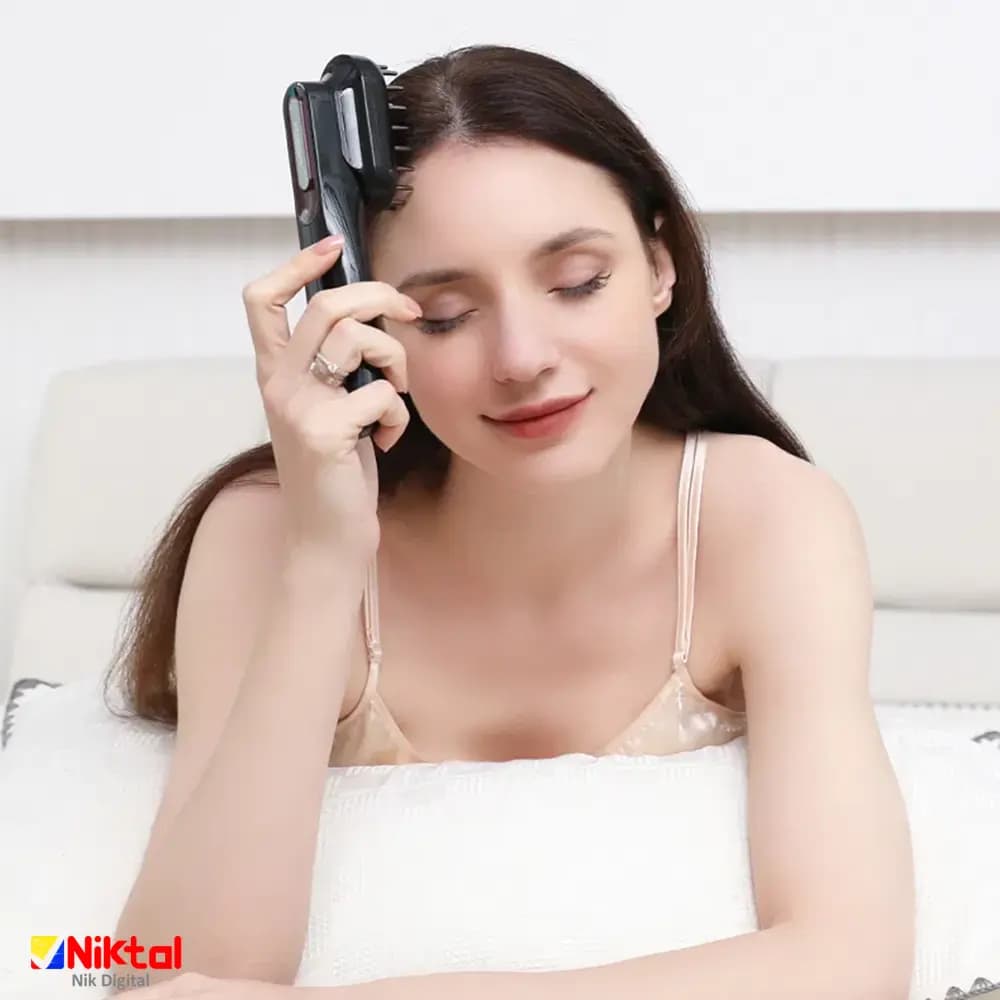 ماساژور سر و صورت آیجویر ST-1502 با فناوری EMS | تحریک کف سر | کمک به رشد مجدد و مو رفع مشکلات پوست — تصویر ۳