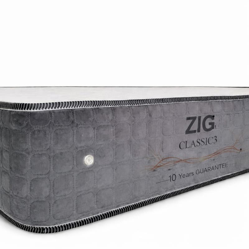 تشک طبی فنری زیگ مدل classic2 یک نفره سایز 120×200 سانتی متر — تصویر ۳