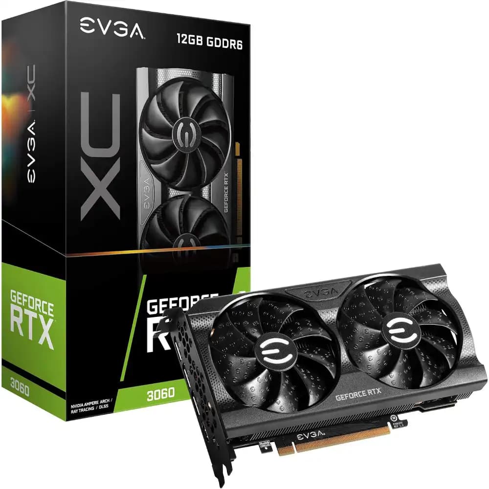 کارت گرافیک EVGA مدل RTX 3060 12G کارکرده