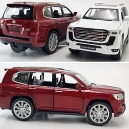 اسباب بازی ماشین فلزی تویوتا لندکروز وی ایکس دودزا ماکت فلزی Toyota Land Cruiser 300 VX — تصویر ۴