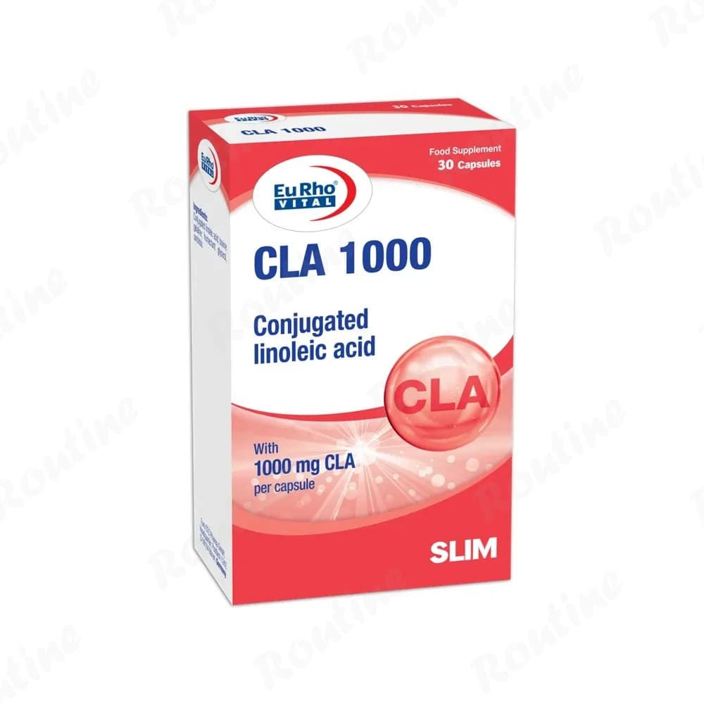 کپسول نرم CLA یوروویتال 1000 میلی‌گرم 30 عدد