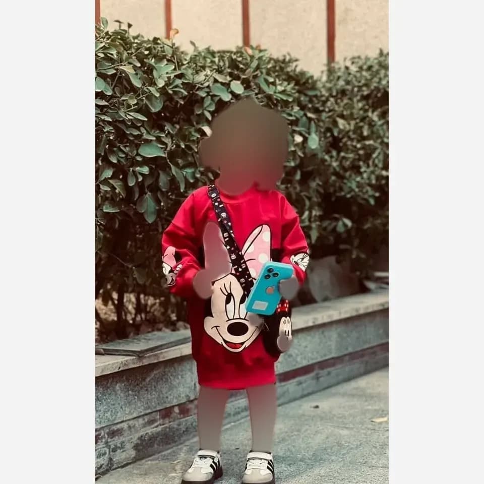 تونیک دخترانه طرح میکی موس جنس دورس — تصویر ۲