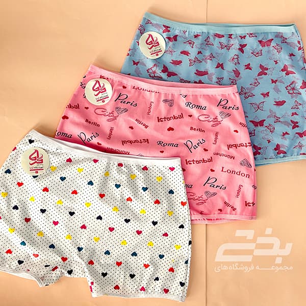 شورت نخی پادار چاپی3XL گراما
