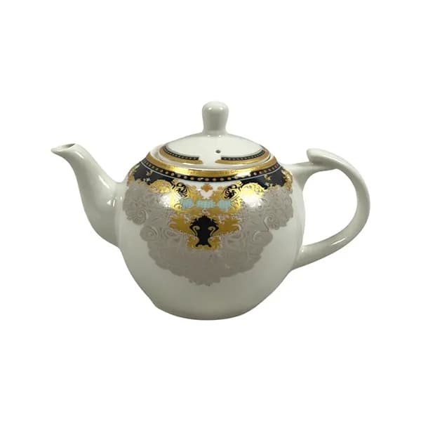 قوری 900 میلی لیتر طرح مردیت مشکی کد 382