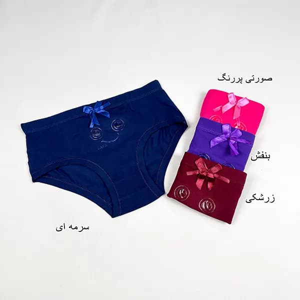 شورت بغل پهن پاپیونی لعیا — تصویر ۳