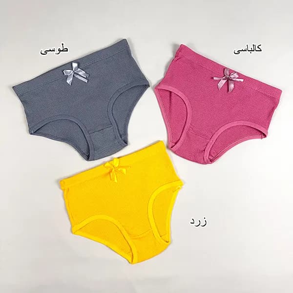 شورت کبریتی پاپیونی پنبه لاکرا لعیا — تصویر ۴