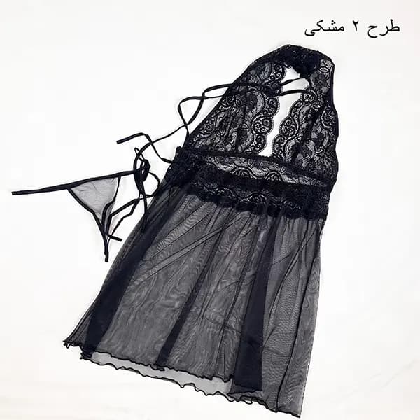 لباس خواب توری نیک — تصویر ۸