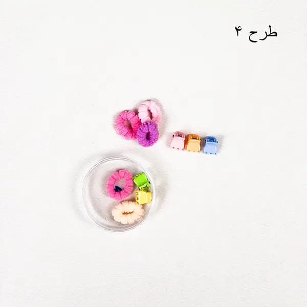 کش و کلیپس مو قوطی گرد — تصویر ۶
